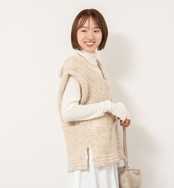 NOLLEY'S「【enrica/エンリカ】ソフトタッチニットトップス」|ベスト・ジレ|