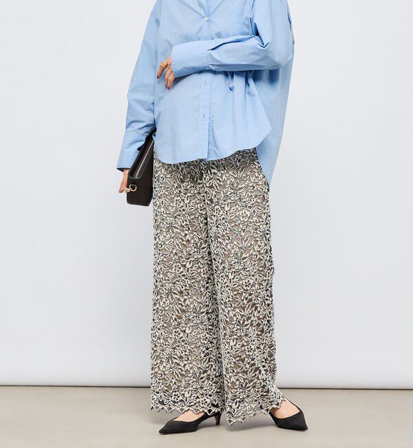 NOLLEY'S sophi「モールレースセミフレアパンツ」|その他|