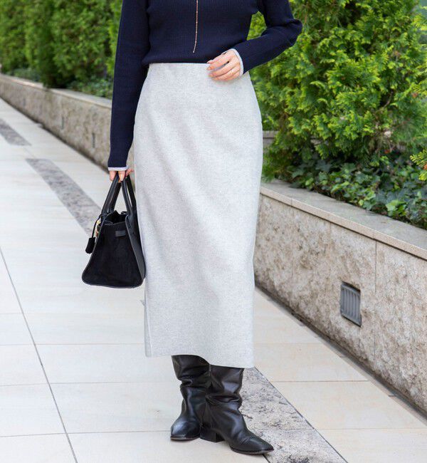 NOLLEY'S「《手洗い可能》3&times;2リブ配色タートルネック」|ニット・セーター|