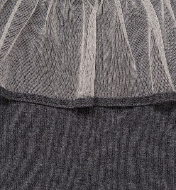 NOLLEY'S sophi「《手洗い可能》シアーフリル総針プルオーバー」|ニット・セーター|