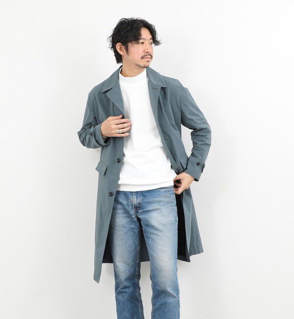 NOLLEY'S goodman「《ビジカジ対応》【ダントツ撥水】ステンカラーコート 26SS」|ステンカラーコート|
