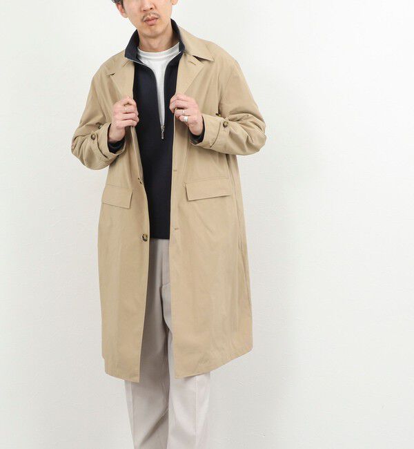 NOLLEY'S goodman「《ビジカジ対応》【ダントツ撥水】ステンカラーコート 26SS」|ステンカラーコート|