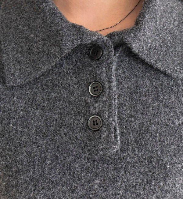 fredy emue「ポロ衿ニットプルオーバー」|ニット・セーター|