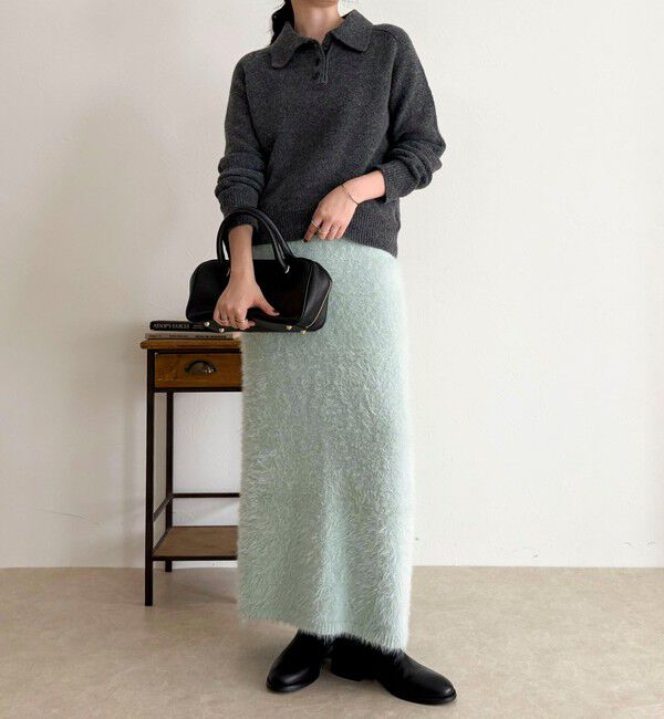 fredy emue「ポロ衿ニットプルオーバー」|ニット・セーター|