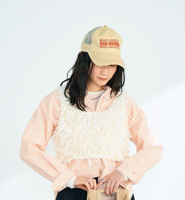 fredy emue「【CASSELINI/キャセリーニ】刺しゅうメッシュキャップ」|キャップ・キャスケット|