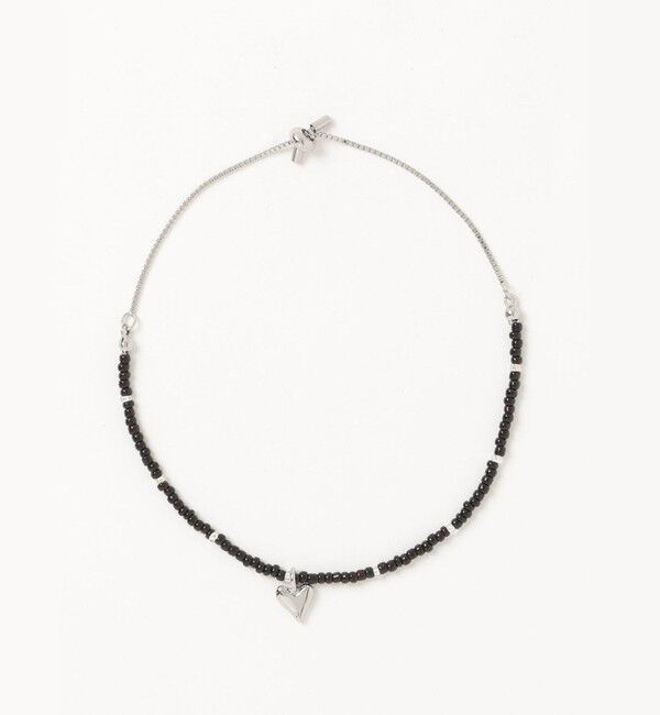 fredy emue「ビーズ&times;ハートトップブレス」|ブレスレット・バングル|