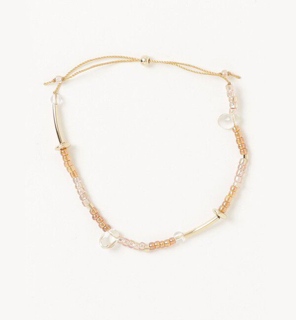 fredy emue「ストリングアジャストビーズブレス」|ブレスレット・バングル|