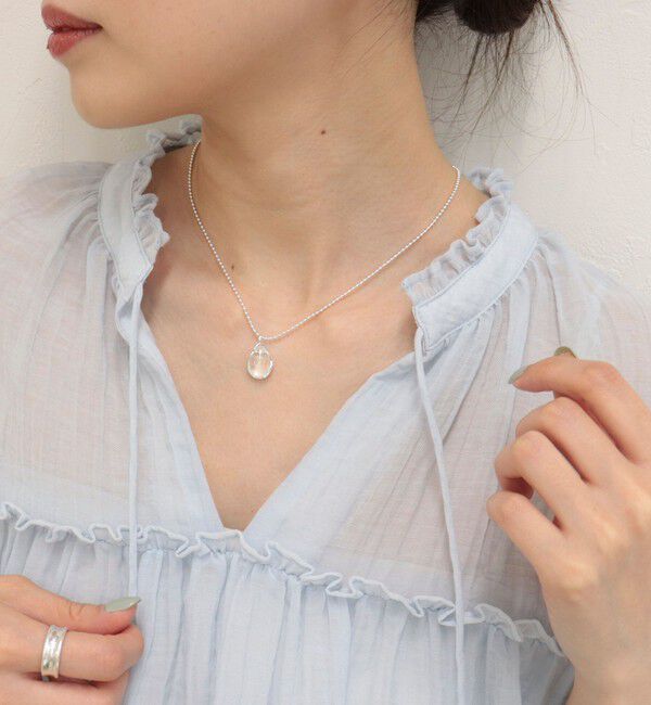 fredy emue「フェイクストーントップネックレス」|ネックレス|シルバー