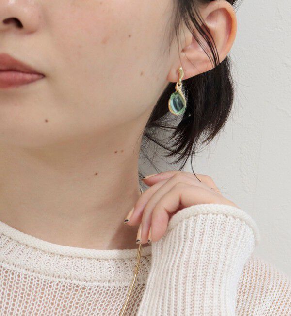 fredy emue「クリアドロップスイングピアス」|ピアス|