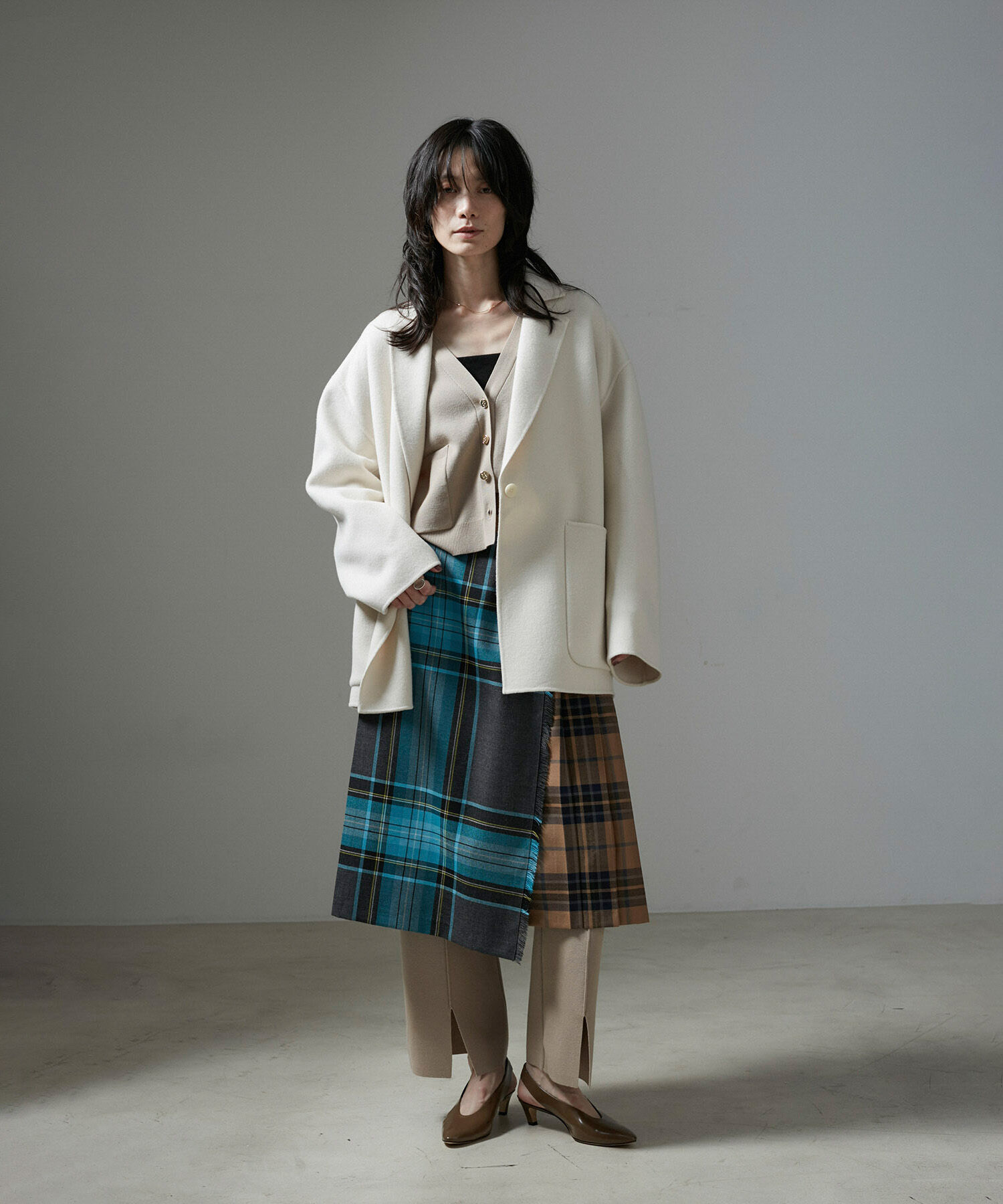 SALON adam et rope'「スウェットライクストレートイージーニットパンツ【セットアップ対応・洗える】」|その他|