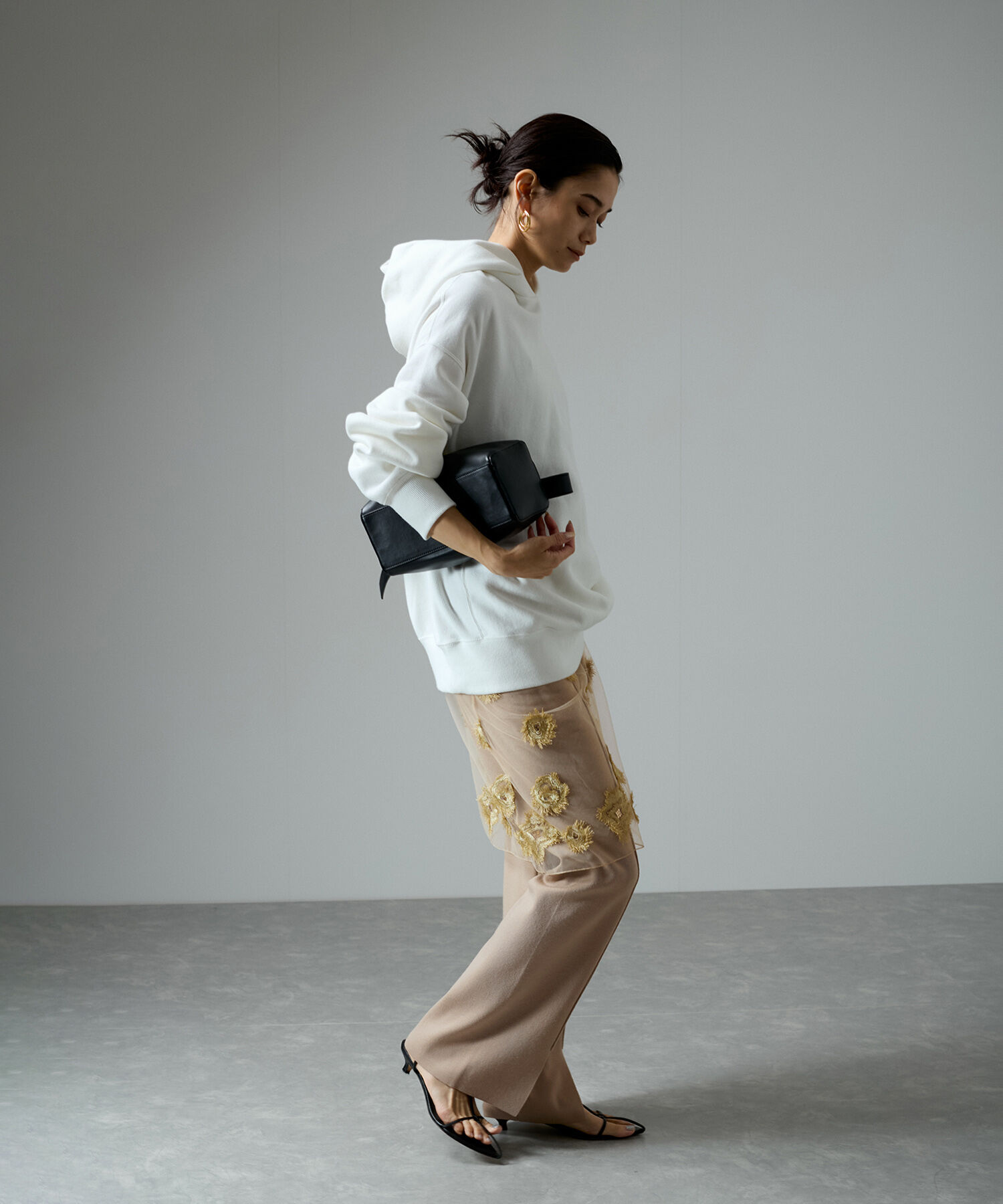 SALON adam et rope'「スウェットライクストレートイージーニットパンツ【セットアップ対応・洗える】」|その他|