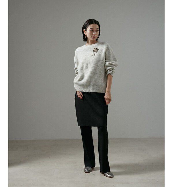 SALON adam et rope'「刺繍ワッペンブローチ＜ロゴ＞」|ブローチ・コサージュ|