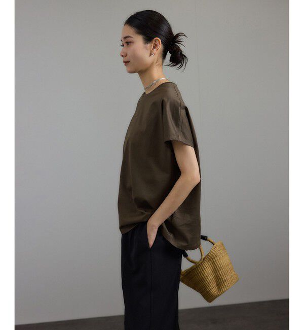 SALON adam et rope'「プリマベールリラックスドルマンスリーブプルオーバー［UVケア・洗濯耐久］」|Tシャツ・カットソー|