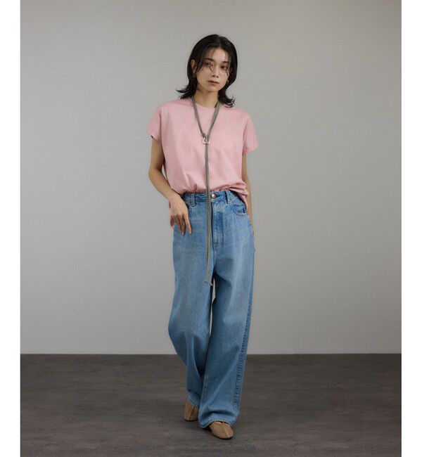 SALON adam et rope'「プリマベールリラックスドルマンスリーブプルオーバー［UVケア・洗濯耐久］」|Tシャツ・カットソー|