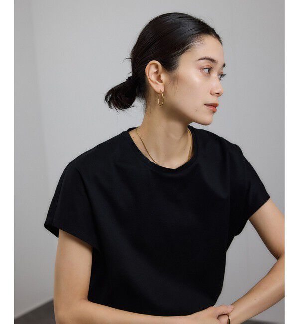 SALON adam et rope'「プリマベールリラックスドルマンスリーブプルオーバー［UVケア・洗濯耐久］」|Tシャツ・カットソー|