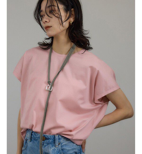 SALON adam et rope'「プリマベールリラックスドルマンスリーブプルオーバー［UVケア・洗濯耐久］」|Tシャツ・カットソー|