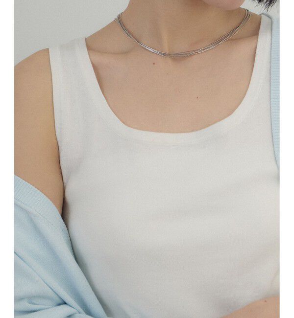 SALON adam et rope'「【J'aDoRe・店舗限定】【extreme cashmere（エクストリーム・カシミア）】claudia ニットタンク」|タンクトップ|