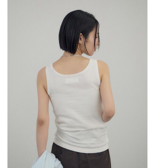 SALON adam et rope'「【J'aDoRe・店舗限定】【extreme cashmere（エクストリーム・カシミア）】claudia ニットタンク」|タンクトップ|