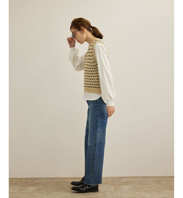 ROPE「ストレッチデニムストレートパンツ」|デニム|