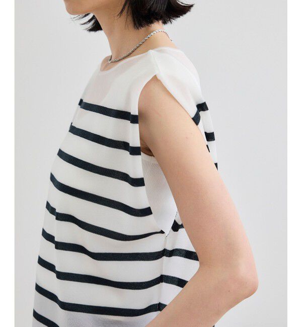 ROPE「シャイニー2WAYリボンブラウス/洗える」|シャツ・ブラウス|