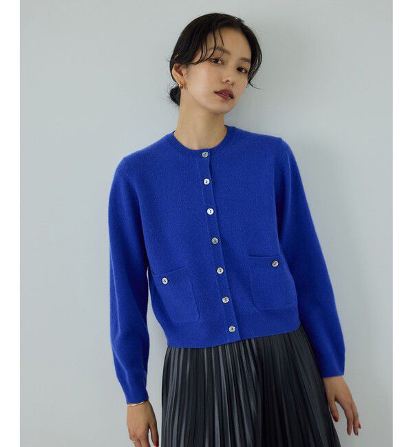 ROPE「【一部WEB限定】ウールカシミヤ ブレンドニットカーディガン/イージーケア」|カーディガン|