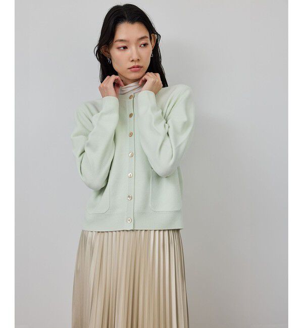 ROPE「【一部WEB限定】ウールカシミヤ ブレンドニットカーディガン/イージーケア」|カーディガン|