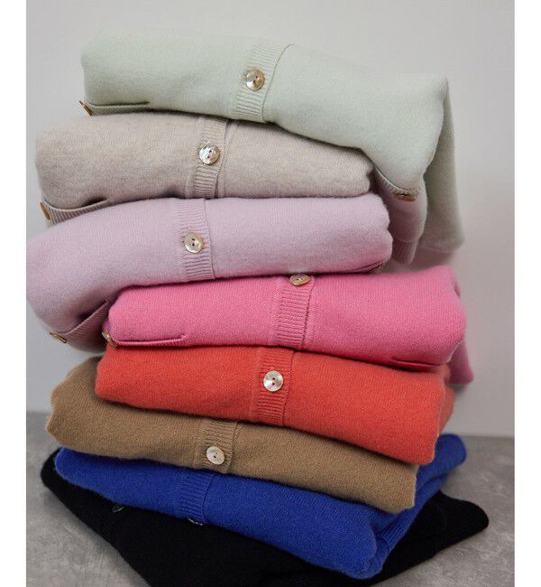 ROPE「【一部WEB限定】ウールカシミヤ ブレンドニットカーディガン/イージーケア」|カーディガン|