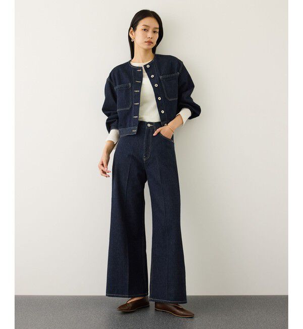 ROPE「コットンシアーロングスリーブカットソー/イージーケア」|Tシャツ・カットソー|