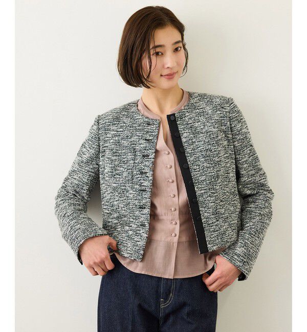 ROPE「カールマイヤーウエストタックペプラムブラウス/イージーケア」|シャツ・ブラウス|