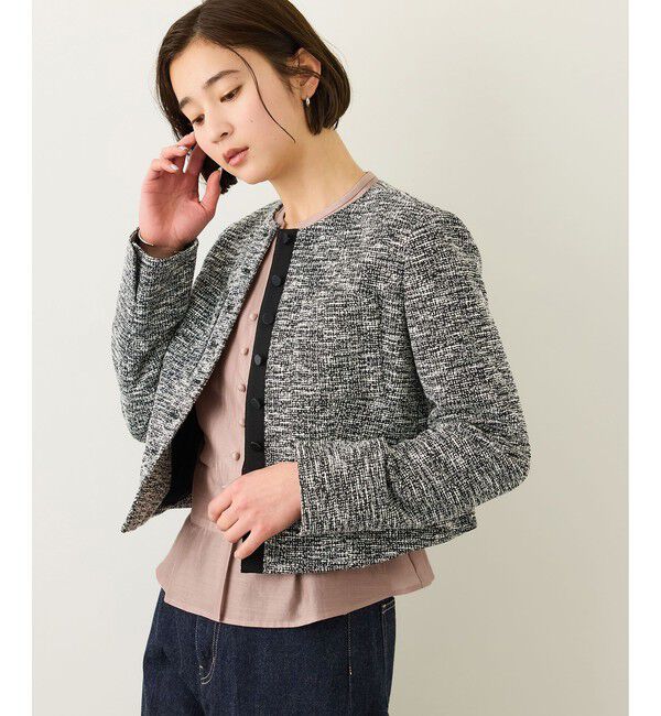 ROPE「カールマイヤーウエストタックペプラムブラウス/イージーケア」|シャツ・ブラウス|