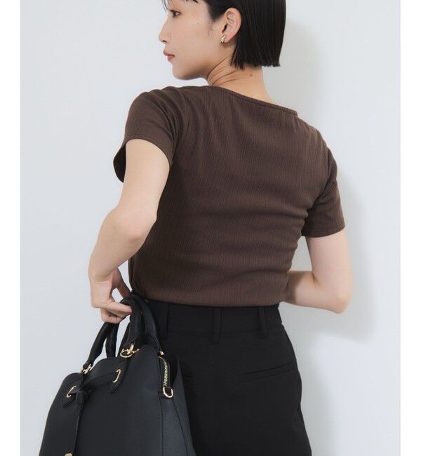 VIS「ツイストテレコカットソー」|Tシャツ・カットソー|