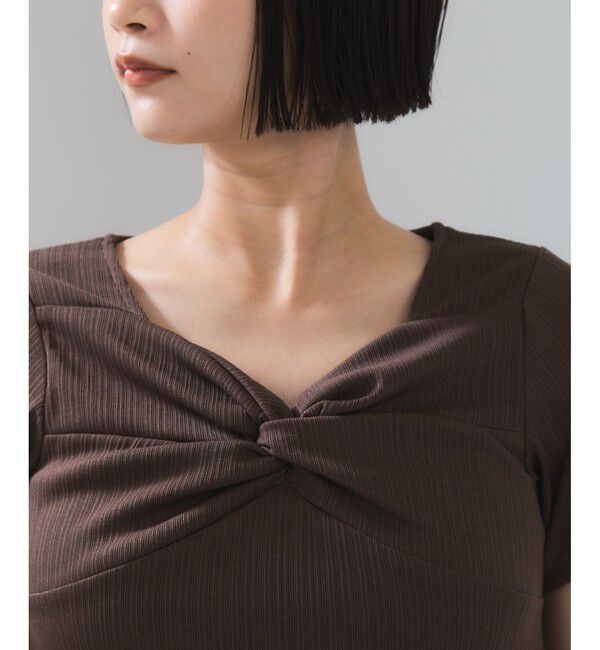 VIS「ツイストテレコカットソー」|Tシャツ・カットソー|