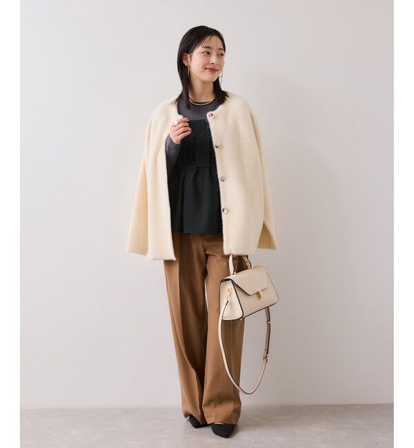 VIS「【WEB限定】ビスチェドッキングペプラムロングスリーブTシャツ」|Tシャツ・カットソー|