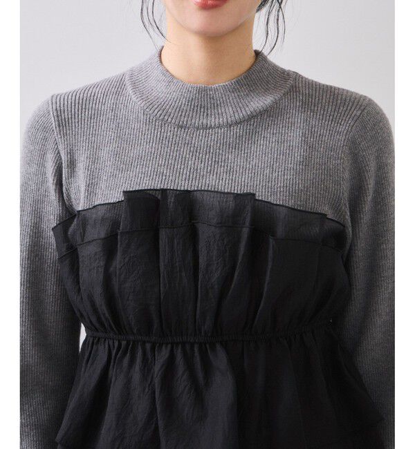 VIS「ビスチェドッキングニットプルオーバー/セットアップ対応」|ニット・セーター|