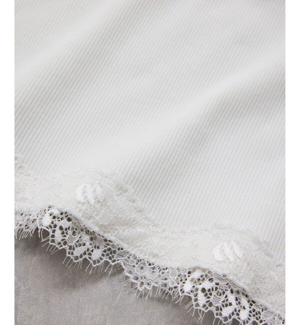 VIS「カップ付きレーステレコキャミソール」|キャミソール|