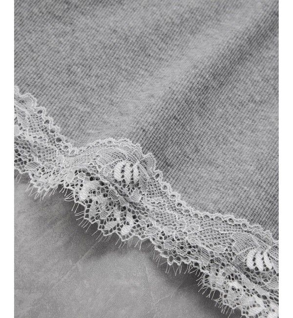 VIS「カップ付きレーステレコキャミソール」|キャミソール|