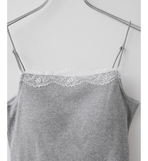 VIS「カップ付きレーステレコキャミソール」|キャミソール|