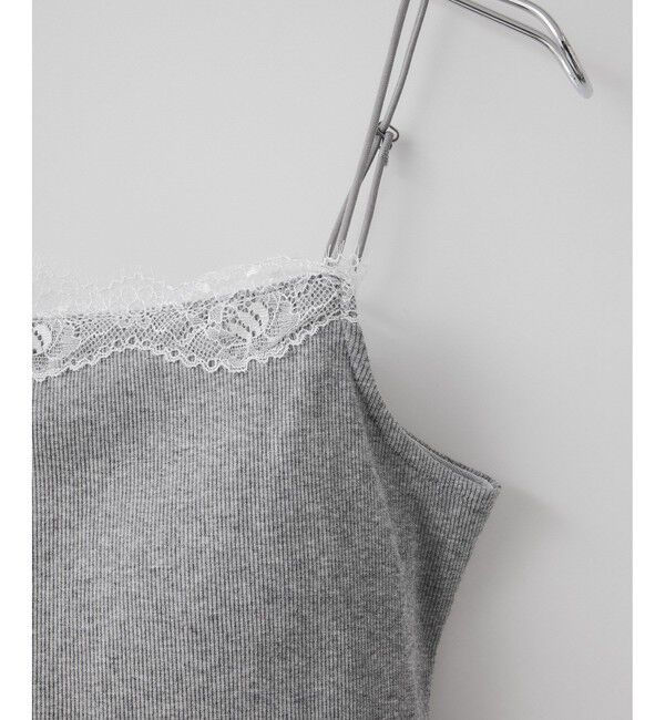 VIS「カップ付きレーステレコキャミソール」|キャミソール|
