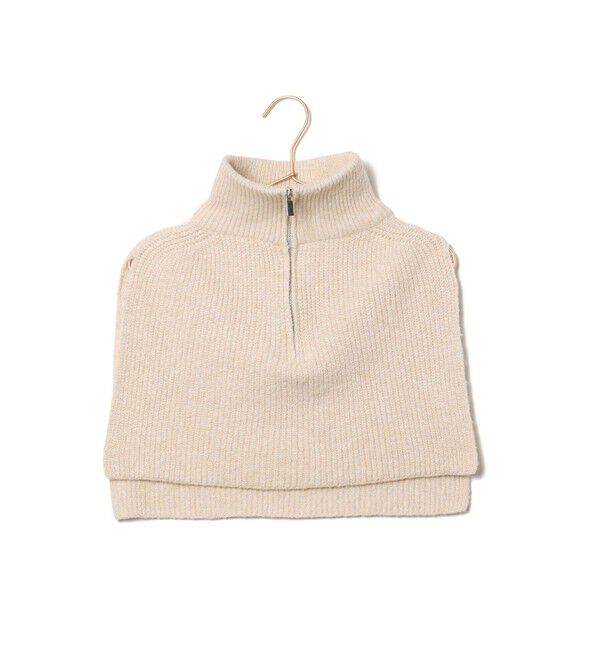 ROPE PICNIC PASSAGE「ラメニットハーフジップベスト」|ベスト・ジレ|