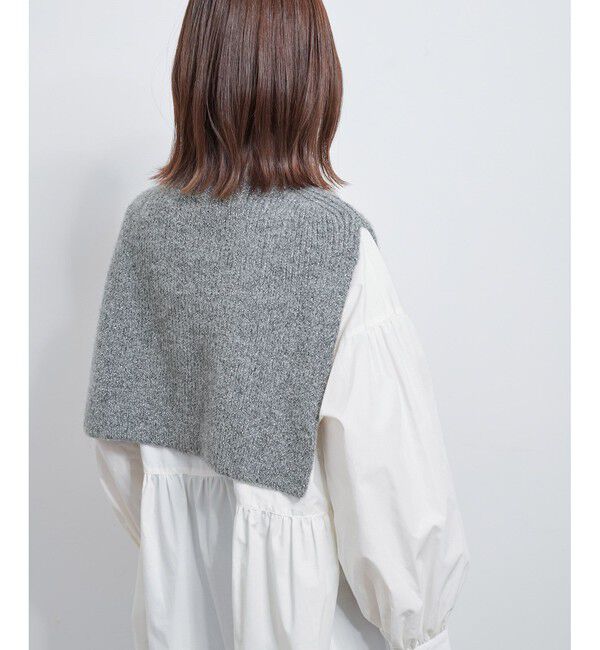 ROPE PICNIC PASSAGE「ラメニットハーフジップベスト」|ベスト・ジレ|