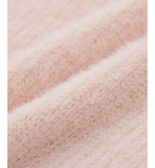 Rope&rsquo;Picnic「fluffy knitフラッフィーニット/ふわふわMIXフェザーニットカーディガン/洗濯機OK」|カーディガン|