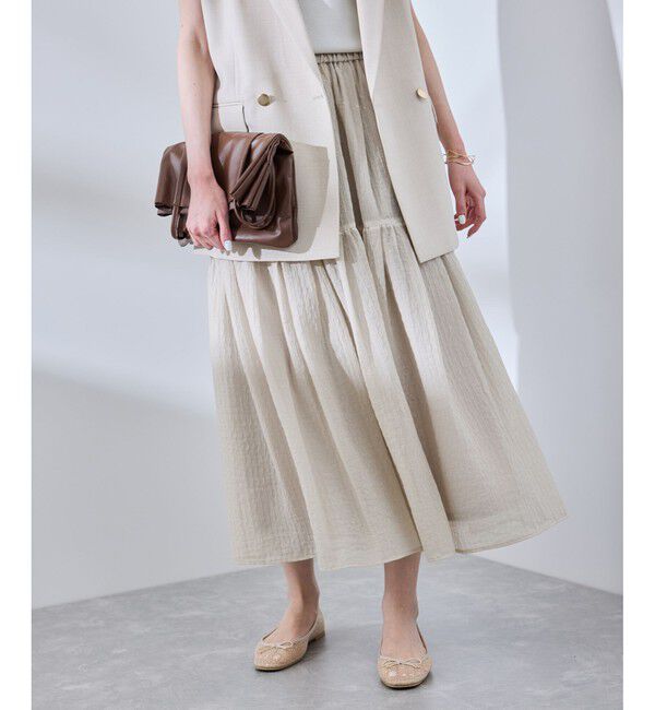 Rope&rsquo;Picnic「シアーティアードスカート」|スカート|