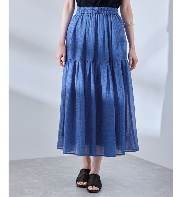 Rope&rsquo;Picnic「シアーティアードスカート」|スカート|