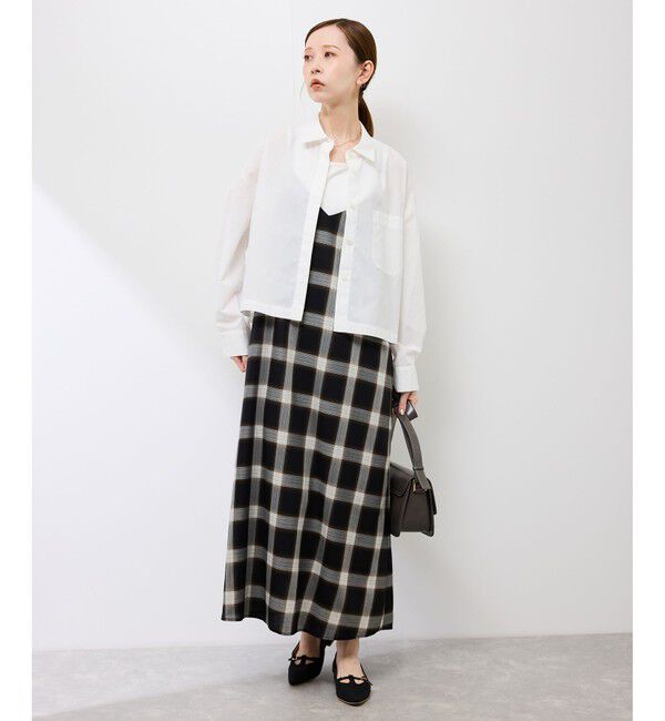 Rope&rsquo;Picnic「ベーシッククロップドシャツ/イージーケア」|シャツ・ブラウス|