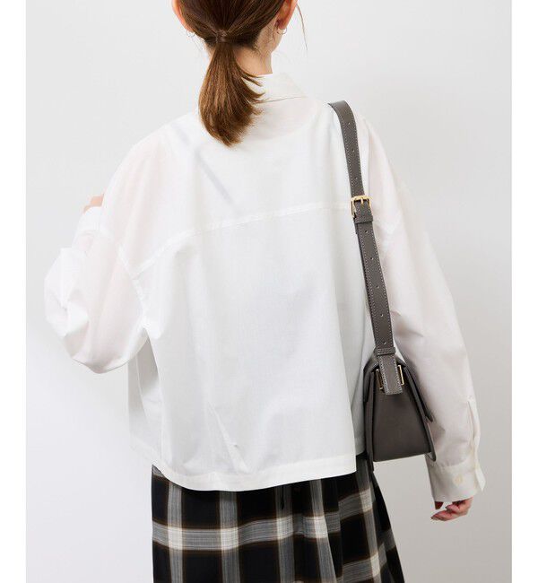 Rope&rsquo;Picnic「ベーシッククロップドシャツ/イージーケア」|シャツ・ブラウス|