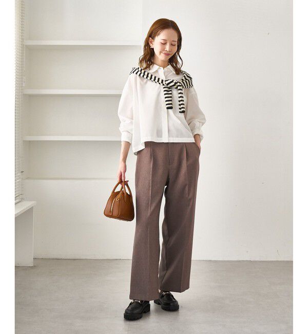 Rope&rsquo;Picnic「ベーシッククロップドシャツ/イージーケア」|シャツ・ブラウス|