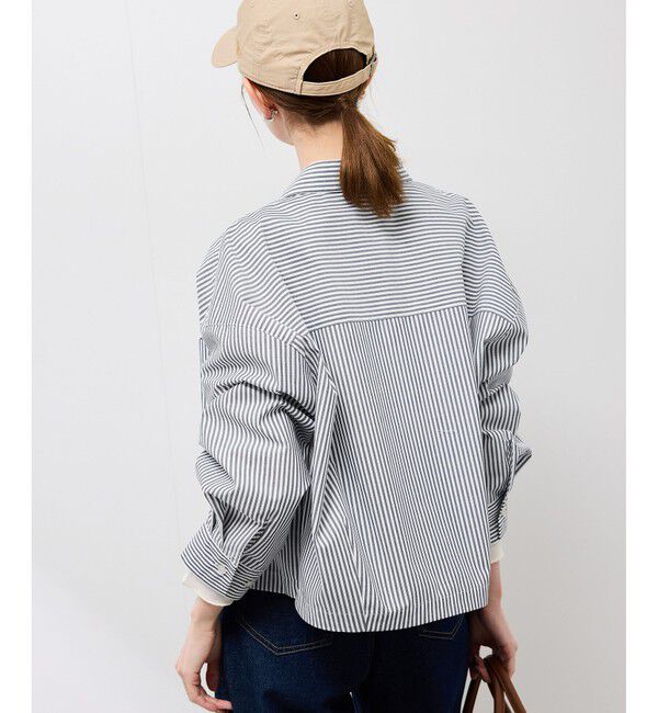 Rope&rsquo;Picnic「ベーシッククロップドシャツ/イージーケア」|シャツ・ブラウス|