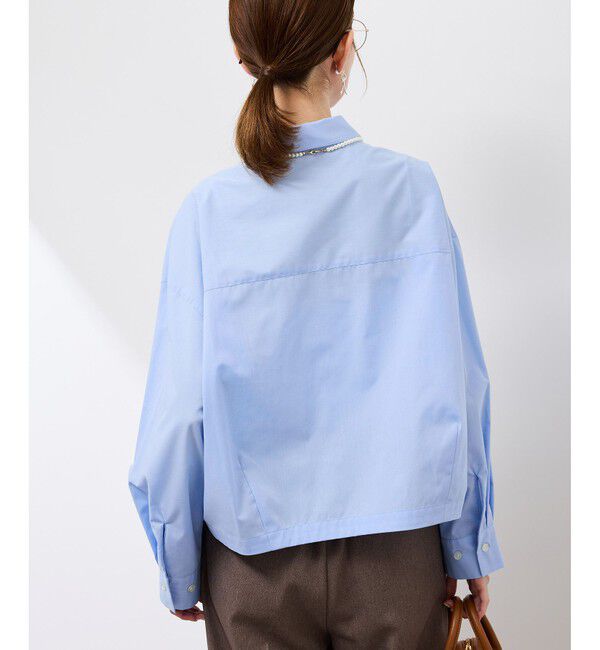 Rope&rsquo;Picnic「ベーシッククロップドシャツ/イージーケア」|シャツ・ブラウス|