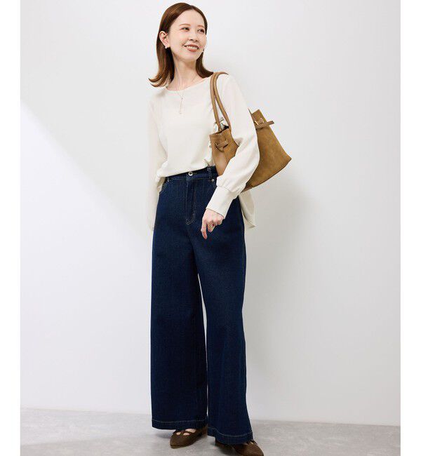 Rope&rsquo;Picnic「エアリーカットジョーゼットトップス」|Tシャツ・カットソー|