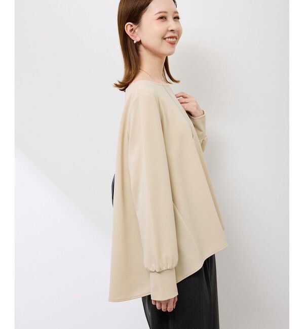 Rope&rsquo;Picnic「エアリーカットジョーゼットトップス」|Tシャツ・カットソー|